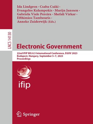 cover image of Electronic Government
